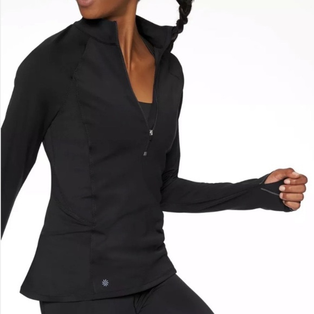 Athleta Run Free Half Zip Top Pullover Powervita